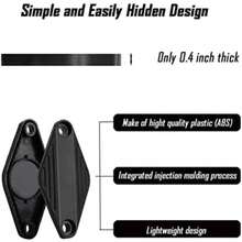 Lightweight Bike Mount Hideen Under Bottle Cage - Anti Lost Holder - Easy to Install(default) - Multicolor - Ver 4
