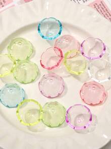 beadia 10pcs 22mm Acrylic Transparent Bell Caps, Jellyfish Bell Covers, DIY Keychain, Pendant, Phone Strap Accessories, Multi-Color Options, Suitable For DIY Wind Chimes, Car & Home Decor Crafts, Bead Caps, DIY Jewelry Making Materials And Craft Supplies - Wind Chime Cover - View 4