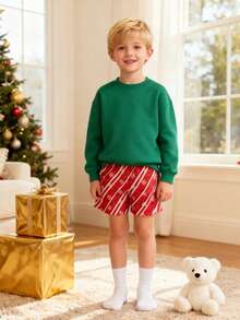 Ice Cream Shorts Boy Clothes, Gifts For Teen Kids Boys Unisex, Red Trunks Sweatpants Underwear Pants, Boys Christmas PjChristmas Birthday Gifts For Teenage Dress, Thanksgiving Outfit, School Sport Running Pants, Running Pants, Basketball Shorts - red Christmas - 查看 3