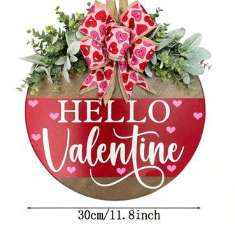 情人节花环装饰、情人节门挂、户外装饰、墙饰，为您的家增添乐趣！