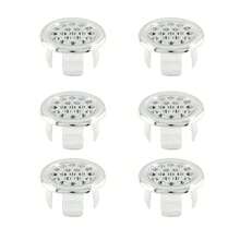 10pcs Stainless Steel Sink Overflow Cover, Decorative Sink Drain Cover With Knob, Leak-Proof And Easy To Install Bathroom And Kitchen Sink Overflow Plug, Modern Sink Accessories Bathroom Accessories Bathroom Tools - Multicolor - View 15