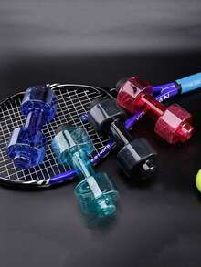 1个防漏哑铃水杯，双用途550毫升哑铃水壶，便携式创意运动水杯，健身房适用 - 彩色 - 查看 9