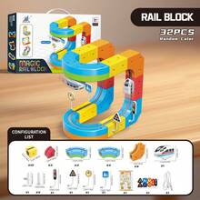 32/48/88pcs Flexible Racing Track Set With Electric Train And Traffic Signs, DIY Children Track Set Toy, Suitable For 3-8 Years Old Boys And Girls, Birthday Party Gift