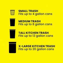 Glad Tall Kitchen Trash Bags 13 Gallon, MaxStrength Eucalyptus And Peppermint Garbage Bags, Drawstring, 90 Count - ColorD - View 5