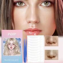 Set de 30 piezas de tiras conformadoras de nariz 4D, pegatinas para minimizar las alas de la nariz, cintas de entrenamiento facial, herramientas de maquillaje diario, adhesivo invisible y natural, adecuado para look sin maquillaje, maquillaje pesado, cosplay, excelente para regalos de Navidad