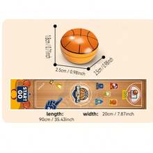 桌面足球、篮球、保龄球游戏 - 多功能互动桌面玩具，适合男孩，家庭聚会适用 - 彩色 - 查看 4