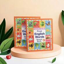 English Learning Talking Book For Kids 300+ Words Interactive Audio Sound Books For Toddlers Interactive Talking Musical Books For Kids Baby Toddler Sound Book Early Learning Educational Musical Toy For Kids 2 3 4 5 6 Years Old - Red - View 5