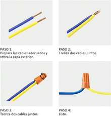 220PCS Conectores de Alambre con Resorte, Conectores Eléctricos de con Tuerca y Casquillo de Tornillo, Terminal de Tornillo, Tapones de 5 Tamaños - 220 Piezas Conectores de Capucha - Ver 12