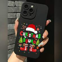2026 nueva funda de teléfono mate, funda de teléfono con patrón de regalo de Navidad, gorro de Papá Noel, bastón de caramelo, árbol, calcetín para iPhone 17 15 14 13 12 11 Pro Max  Galaxy S23 S22 S21 S20 Note 20 10, funda de pareja, regalo para él y ella, presente de vacaciones - Azul Klein - Ver 3