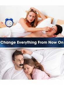 60片装止鼾贴 - 透气舒适，有效减少打鼾 | 强力粘胶，易于移除 | 中性助眠产品，整夜安睡，有效减少打鼾，中性透气材质，强力粘胶，易于移除，止鼾器，佩戴舒适，改善睡眠质量，整夜安睡，享受优质睡眠（1/5/10/20/30/40/50/60片装） - 彩色 - 查看 4