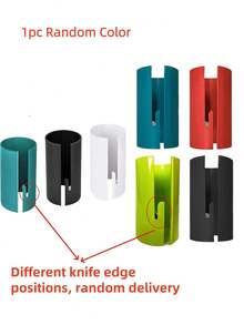 Roll Wrapping Paper Cutter, Sliding Gift Wrapping Paper Cutter, Portable Christmas Wrapping Paper Cutter, Roll Gift Wrapping Paper Cutter For Birthday Packaging, Suitable For Festival Packaging, Birthday Parties, Home Or Commercial Places, Durable Material, Practical Design, Glossy Surface(Random Color)