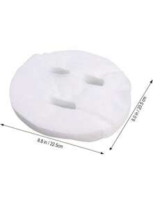 100片装护肤纱布面膜，藻类软面膜粉美容纱布垫 - 彩色 - 查看 2