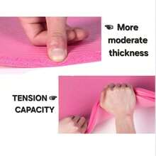 10MM Thick EVA Yoga Mats Anti-Slip Sport Fitness Mat Blanket For Exercise Yoga Pilate Gymnastics Mat Fitness Equipment Floor Work - Z007-1藍色(10MM) - 查看 11