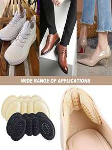 Double-Layer Insoles (1/2/4 Pieces Per Pack) For Plus-Size Shoes, Including Loose-Fitting Shoes And Women's Shoes. Soft Insoles, Anti-Slip Protective Pads, Padding For Sneakers And High Heels, Height-Increasing Insoles, Heel Support, Women's Shoe Trees, Relief For Heel Pain, Insoles, Sole Pads, Foot Pads, Heel Protectors, Toe Pads Insulation, Galentines, Puppy, Carnival