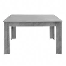 Dining Table, Contemporary Dining Table, Sturdy Dining Table, Four-Legged Table, Oak Table, Rectangular Dining Table, Coffee/Leisure Table, Modern And Minimalist Dining Table, Concrete Look - Grey - View 4