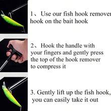 1pc High Quality T-Shape Hook Remover - Made Of Aluminum Alloy, Easy To Use, Portable Outdoor Fishing Tool, Quickly Removes Hooks, Suitable For Camping And Travel