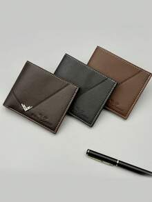 男士PU皮短款钱包，时尚格纹软钱包，大容量多卡位，可容纳大额钞票，简约零钱包，可放置信用卡/借记卡、身份证、照片，商务休闲两相宜，是男士生日或送给伴侣的理想礼物，也适合青少年、夏季休闲、户外运动、度假、毕业典礼、生日装扮、正式/商务场合，同时也是情人节的绝佳选择。 - 彩色 - 查看 3