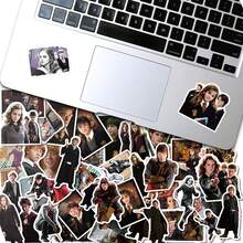 Harry Potter 50Pcs Hogwarts Props Vinyl Stickers Waterproof Gifts, Harry, Hermione, Hedwig Cartoon For Water Bottles Laptop Bumper Water Bottles Computer Phone Hard Hat Car And Decals[Officially Licensed] - Multicolor - View 8