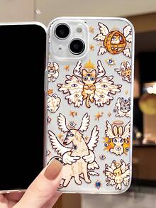 1 Ốp lưng điện thoại TPU toàn diện họa tiết động vật thiên thần thời trang & độc đáo tương thích với iPhone/Galaxy/17/17Air/17Pro/17ProMax/16/16Pro/16Plus/15/15ProMax/15Pro/11/12/13/14ProMax/12Mini/13Mini/11Pro/11ProMax/12Pro/12ProMax/13Pro/13ProMax/14Pro/14ProMax, sáng tạo & thanh lịch - Nhiều màu - Xem 2