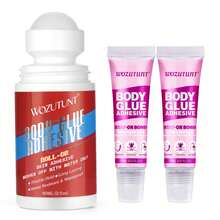 Goiple WOZUTUNT Body Glue Adhesive Set: Roll-On & Tube, Water-Washable, Sweat-Resistant, Skin-Friendly – Secure Hold For Clothes, Skin, Nails, Body Tape For Fashion, Wig, Activewear & Daily Styling - 3pcs - 查看 12