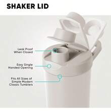 GSYY  Stains Steel Shaker Bottle With Ball 24oz Metal Ind Cup For Tein Mixes Shakes And Pre Workout Rally Collecn Chartreuse - 黑與白 - 查看 3