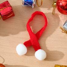 1pc Mini Pet Winter Sweater, Thick & Warm Clothing, New Christmas Hamster Knitted Sweater, Soft Material, Cute Outfit For 10cm~14cm Small Hamsters, Christmas Gift For Little Pets, Hamster Christmas & New Year Theme Sweater