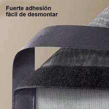 Cortina Antimosquitos Magnética Novedad Verano, Sin Agujeros con Pegamento Integrado, Indispensable en el Hogar, Dos Colores y Dos Tamaños Disponibles - Gris - Ver 9