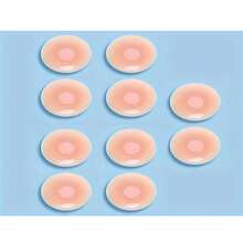 2/10PCS NudeFit Silicone Cat Ear Shaped Seamless Nipple Covers,Silicone Breast Patches, Invisible Breast Patches, Reusable, Seamless Invisible Self-Adhesive Anti-Bulge Breast Patches, Women's Underwear And Accessories,Silicone Adhesive Calf Pads,Nipple Covers For Women,Nipple Covers,Pasties,Pasties Nipple Covers,Nipple Pads,Nippies,Nipple Cover,Nipple Pasties, Nipple Cover,Silicone Nipple Covers Reusable,Breast Enhancement,Breast Enhancement Patch,Push Up Pads,Silicone Nipple Covers,Reusable Nipple Covers For Women,Cakes Nipple Cover,Hydrogel Nipple Pads,Nipple Tape,Nipple Cover,Silicone Nipple Covers Reusable,Nippies Nipple Cover,Boob Tape,Wedding,Pesoneras De Mujer,Boob Tape For Summer,Sticky Bra Vestidos De Mujer,Sticky Push Up Bra For Women,Sticky Bra Push Up,Push Up,Breast Lift,Push Up Sticky Bra,Gym Accessories,Swim For Girl,Lingerie,Anti-Chafing Silicone Bra Petals, Invisible Waterproof Nipple Cover Boob Pads, Super Thin & Seamless - 膚色 - 查看 12