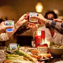 D100 Pcs 50th Birthday Shot Glasses Bulk Cheers To 50 Years Birthday Cups 2 Oz Disposable Cups With Plastic 50th Birthday Party Plies Cups For Men Women - 透明的 - 查看 6