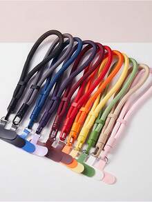 1pc Premium 360° Rotating Anti-Lost Phone Lanyard, Adjustable Wrist Strap, Unisex Short Swivel Lock Wrist Strap Compatible With Android And Most Smartphone,Gifts For Mother, Family, Friends, Birthday, Holiday Phone Chain - Multicolor - View 3