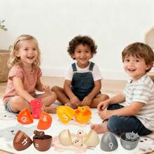 10个恐龙蛋孵化玩具 - 适合18个月以上/3岁以上儿童，增强精细动作技能，是完美的复活节篮子填充物，也是节日/生日/圣诞节/儿童节/新年礼物。 - 彩色 - 查看 4