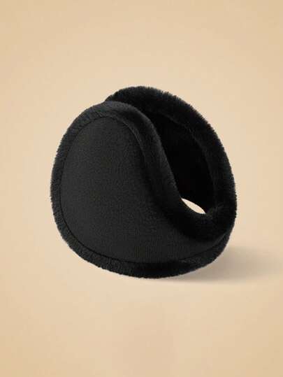 Thick Fleece Ear Warmers, Unisex Ear Muffs For Men & Women, Windproof Ear Protection For Cycling In Winter