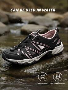 CAMEL CROWN Women's Cross-Country Hiking Shoes, Summer New Breathable Wading Men's Non-Slip Outdoor Hiking Shoes Beach Hiking Shoes - Black - View 2