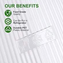 HAWT 8 Pack Clear Plastic Drawer Organizers  Storage Trays Non-Slip Storage Bins For Kitchen Utensil Silverware Cutlery Bathroom Office Desk Makeup Jewelry 9.2''*3''*2'' - Thông thoáng - Xem 3