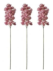 1 Stem Artificial Silk Locust Flower, Faux Hydrangea Flower, Fake Flower Stem, Suitable For Home, Wedding, Party Decor, Valentine's Day, Gift, Birthday, Graduation Ceremony And Other Occasions - Dusty Pink - View 9