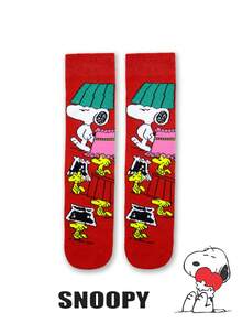 1/3/4 Pairs Snoopy Cartoon Socks, Comfortable Soft Sports Socks For Men And Women, All Season Wear, Creative Cartoon Pattern Fashion Versatile Soft Comfortable Socks - Multicolor - View 7