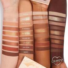 Colourpop Nude Mood Eyeshadow Palette - Brown &Amp; Copper Palette With Metallic And Matte Finishes - High-Pigment Eye Makeup With A Long-Wearing Formula (0.3 Oz) - ColorP - 查看 3