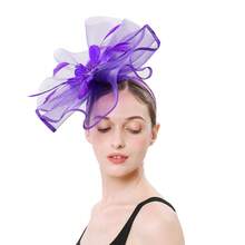 1件女士礼帽，德比帽，大花朵装饰，2025款，适合优雅的下午茶派对，女士发饰 - 彩色 - 查看 22