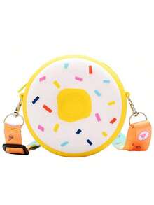 Cute Donut-Shaped Wallet, Perfect For Birthday Gifts, Christmas Presents And Party Favors - Multicolor - View 8