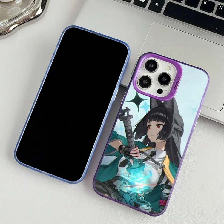 Funda de teléfono Miyabi Zenless Zone Zero para Apple 11 12 13 14 15 16 17 Pro Max Plus, protector de teléfono con revestimiento - Z4 - Añade 4