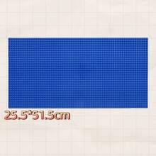 Bauklötze Grundplatte - 32*64 Löcher, selbstmontierbar, kompatibel mit Markentoys - perfektes Geschenk für Feiertage Raumdekoration Blau, Mould King, Spielzeug - Verschiedenfarbig - Übersicht 7