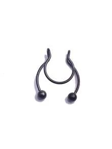 1pc/3pcs Punk Style Stainless Steel Nose Ring, Fashionable Minimalist Nose Clip Piercing Jewelry, Unisex - Multicolor - View 5