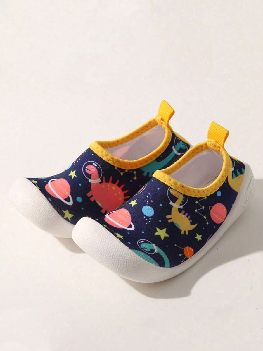 一双新款卡通儿童夏季水鞋，防滑防撞，沙滩河边划水鞋 - 藍色 - 查看 1