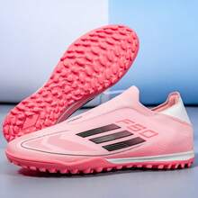Men's Football/Soccer Shoes, Professional Lightweight Low-Top Training Sneakers, Suitable For Both Men And Women - Pink - View 5