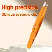 Pinzas para el vello facial, pinzas de cejas de acero inoxidable con punta inclinada para eliminar el vello, para el cuidado y arreglo de cejas y pestañas - Multicolor - Ver 9