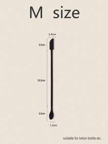 1/3件装迷你硅胶刮刀，化妆刮刀，小型可重复使用化妆品刮刀，美容刮刀，迷你刮刀，薄罐刮刀，食物刮刀，刮干净最后一滴，美容产品，化妆品，价格实惠，房间装饰，梳妆台，旅行，卧室，化妆配件 - 彩色 - 查看 5