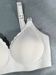 Temptuelle Hart & Haze 哺乳文胸，前扣式孕妇文胸，提拉支撑，防止下垂，适合孕期和产后使用。 - 白色 - 查看 10