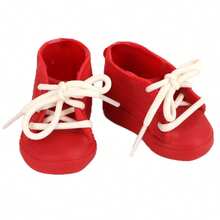 MSYO 多种颜色可选，时尚娃娃鞋，适合18英寸娃娃，是送给小女孩的理想生日礼物或节日礼物。 - 彩色 - 查看 20