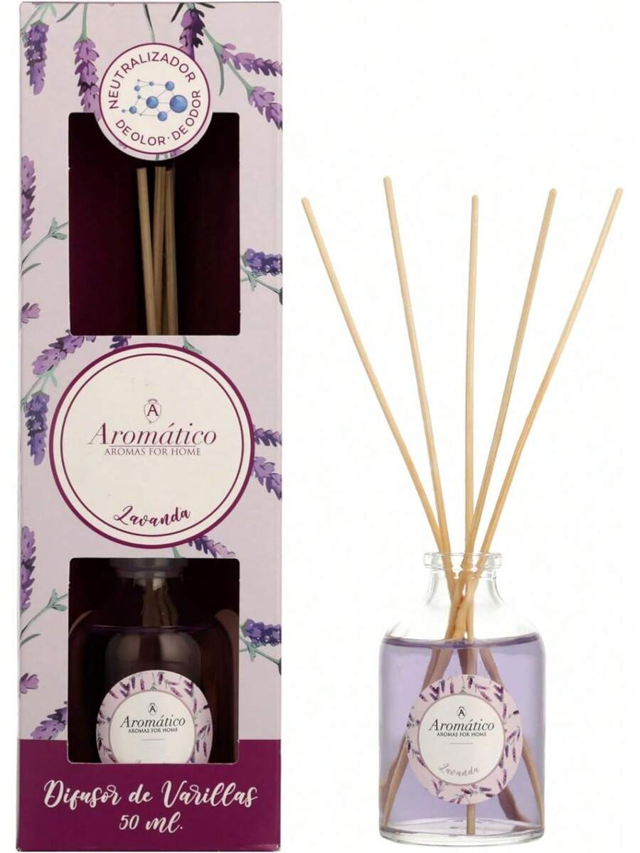 TendenciaAmbientair MK050LVAR Difusor 50ml Lavanda Aromatico, MoradoCalidad premium - 1 - Ver 1