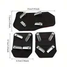 3件套多色通用汽车刹车油门踏板套，防滑踏板垫套装，油门踏板套，汽车刹车踏板保护垫，高品质防滑踏板垫，三色刹车、油门、离合器踏板套套装，适用于手动挡汽车踏板垫，防滑耐用脚踏板